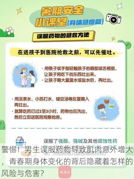 警惕!男生误服药物导致肌肉意外增大,青春期身体变化的背后隐藏着怎样的风险与危害?