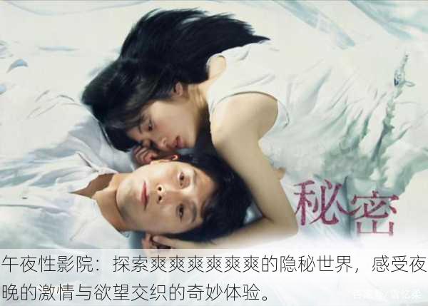 午夜性影院:探索爽爽爽爽爽爽的隐秘世界,感受夜晚的激情与欲望交织的奇妙体验。