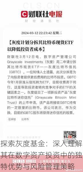 探索灰度基金:深入理解其在数字资产投资中的独特优势与风险管理策略
