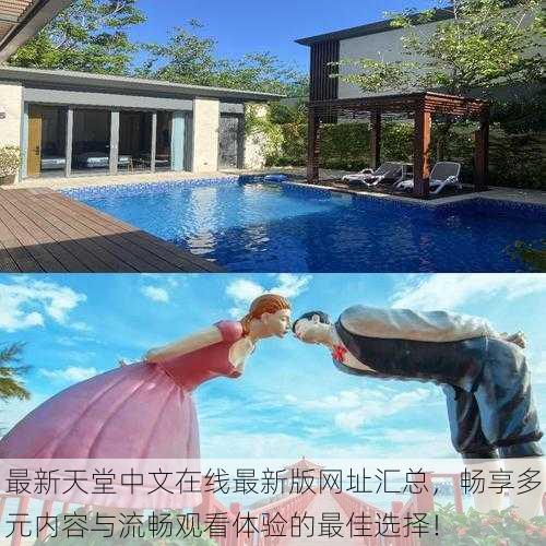 最新天堂中文在线最新版网址汇总,畅享多元内容与流畅观看体验的最佳选择!