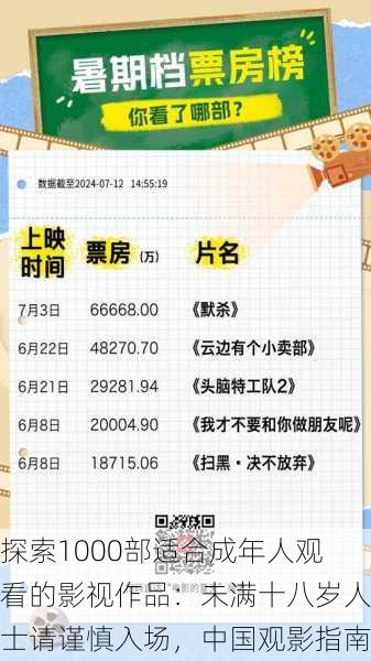 探索1000部适合成年人观看的影视作品:未满十八岁人士请谨慎入场,中国观影指南