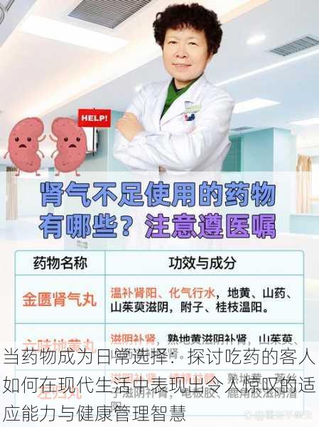 当药物成为日常选择:探讨吃药的客人如何在现代生活中表现出令人惊叹的适应能力与健康管理智慧