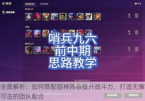 全面解析：如何搭配狙神阵容提升战斗力，打造无懈可击的团队配合