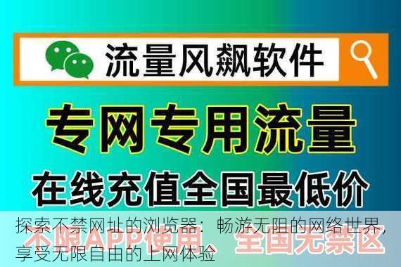 探索不禁网址的浏览器：畅游无阻的网络世界，享受无限自由的上网体验
