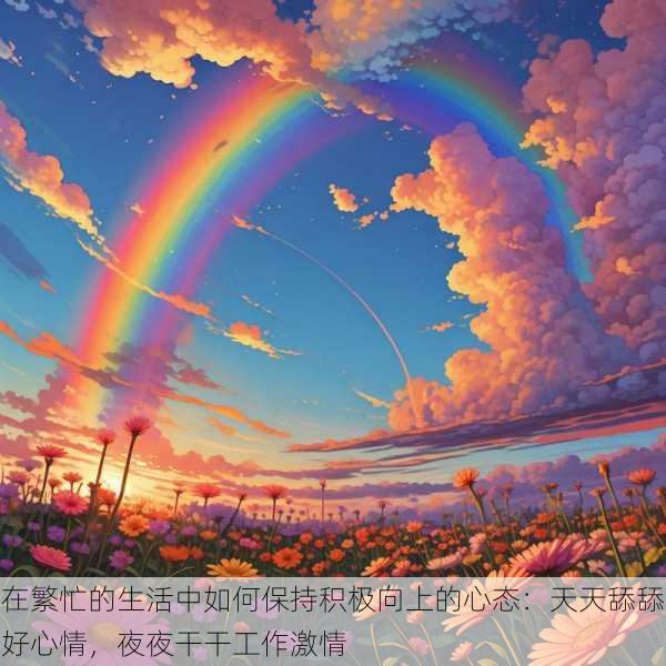 在繁忙的生活中如何保持积极向上的心态:天天舔舔好心情,夜夜干干工作激情