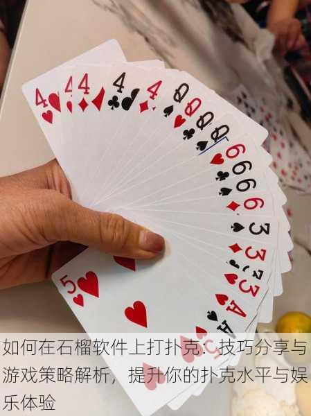 如何在石榴软件上打扑克:技巧分享与游戏策略解析,提升你的扑克水平与娱乐体验
