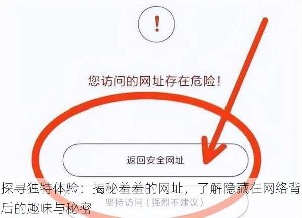 探寻独特体验:揭秘羞羞的网址,了解隐藏在网络背后的趣味与秘密