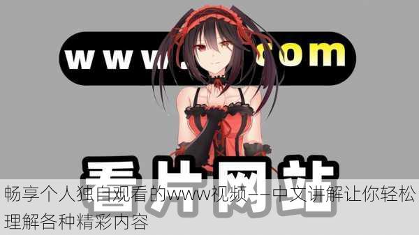 畅享个人独自观看的www视频——中文讲解让你轻松理解各种精彩内容