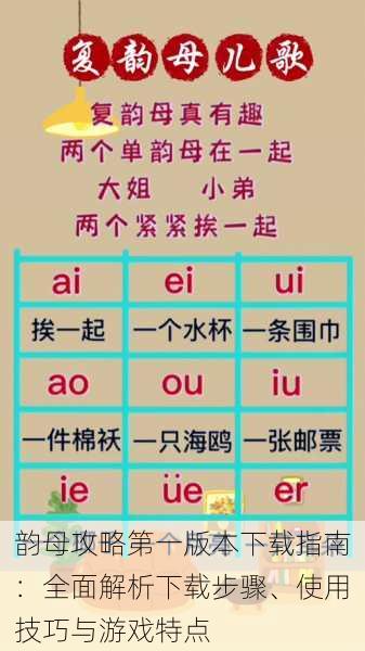 韵母攻略第一版本下载指南:全面解析下载步骤、使用技巧与游戏特点