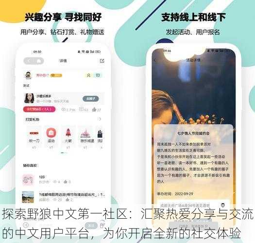 探索野狼中文第一社区:汇聚热爱分享与交流的中文用户平台,为你开启全新的社交体验