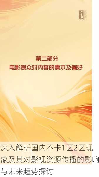 深入解析国内不卡1区2区现象及其对影视资源传播的影响与未来趋势探讨