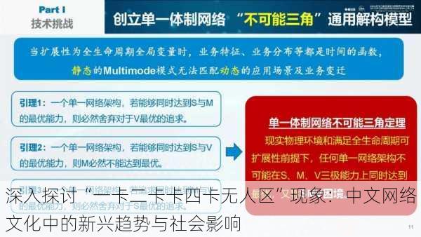 深入探讨“一卡二卡卡四卡无人区”现象:中文网络文化中的新兴趋势与社会影响