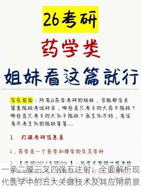 一亲二膜三叉四强五注射:全面解析现代医学中的五大关键技术及其应用前景