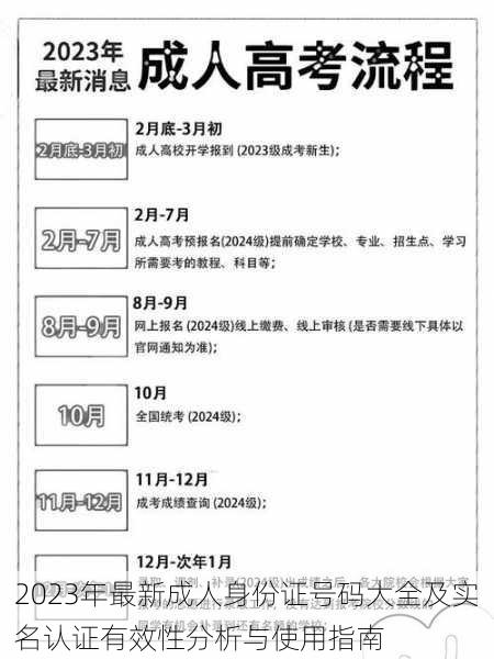 2023年最新成人身份证号码大全及实名认证有效性分析与使用指南
