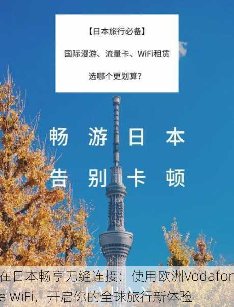 在日本畅享无缝连接:使用欧洲Vodafone WiFi,开启你的全球旅行新体验