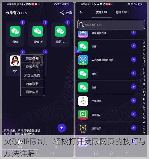 突破VIP限制,轻松打开受限网页的技巧与方法详解
