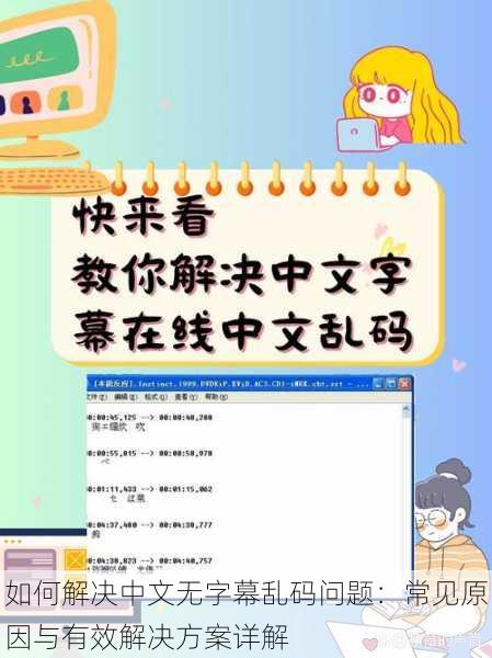 如何解决中文无字幕乱码问题：常见原因与有效解决方案详解