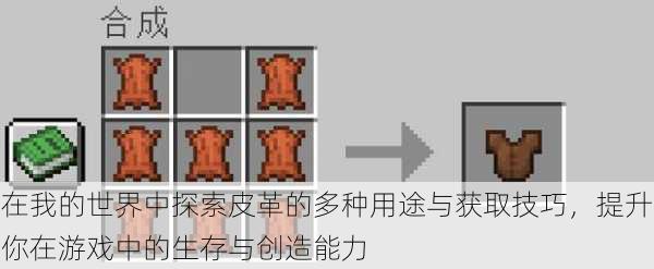 在我的世界中探索皮革的多种用途与获取技巧,提升你在游戏中的生存与创造能力