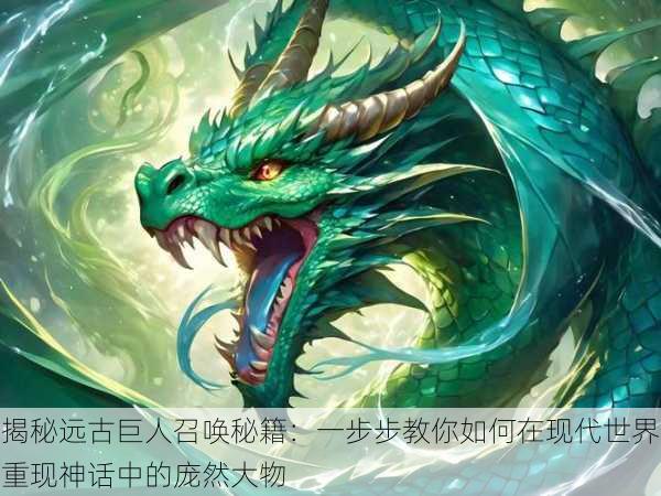 揭秘远古巨人召唤秘籍:一步步教你如何在现代世界重现神话中的庞然大物