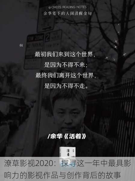 潦草影视2020:探寻这一年中最具影响力的影视作品与创作背后的故事