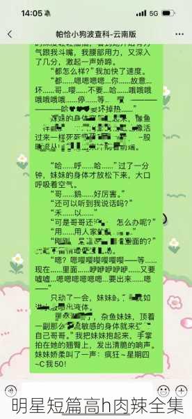 明星短篇高h肉辣全集