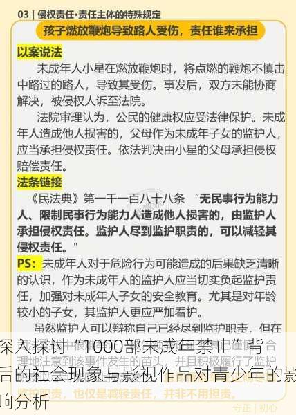 深入探讨“1000部未成年禁止”背后的社会现象与影视作品对青少年的影响分析