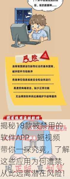 揭秘18款被禁用的软件APP,短视频带你一探究竟,了解这些应用为何遭禁,从此远离潜在风险!