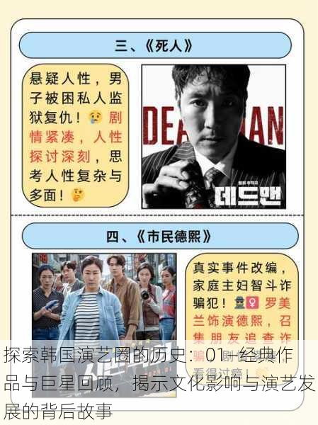 探索韩国演艺圈的历史:01—经典作品与巨星回顾,揭示文化影响与演艺发展的背后故事