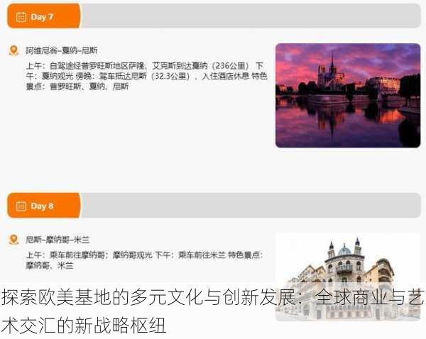 探索欧美基地的多元文化与创新发展:全球商业与艺术交汇的新战略枢纽