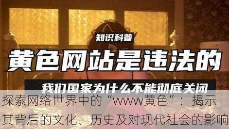 探索网络世界中的“www黄色”：揭示其背后的文化、历史及对现代社会的影响