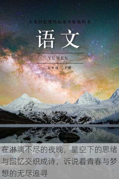 在淋漓不尽的夜晚,星空下的思绪与回忆交织成诗,诉说着青春与梦想的无尽追寻