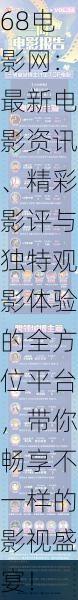 探索668电影网:最新电影资讯、精彩影评与独特观影体验的全方位平台,带你畅享不一样的影视盛宴!