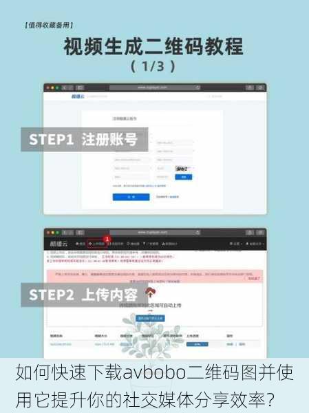 如何快速下载avbobo二维码图并使用它提升你的社交媒体分享效率?