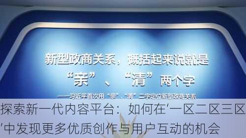 探索新一代内容平台:如何在‘一区二区三区’中发现更多优质创作与用户互动的机会