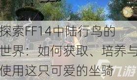 探索FF14中陆行鸟的世界:如何获取、培养与使用这只可爱的坐骑