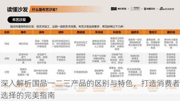 深入解析国品一二三产品的区别与特色,打造消费者选择的完美指南