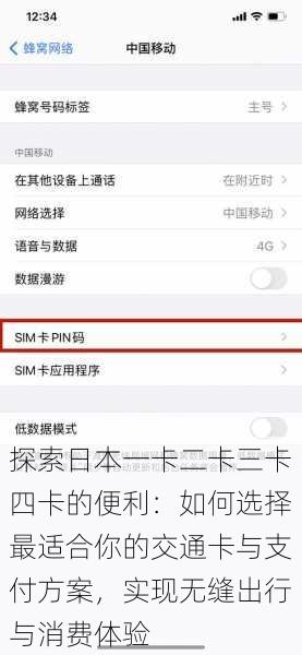 探索日本一卡二卡三卡四卡的便利:如何选择最适合你的交通卡与支付方案,实现无缝出行与消费体验