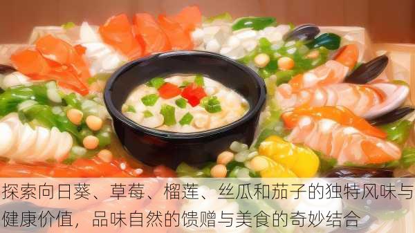 探索向日葵、草莓、榴莲、丝瓜和茄子的独特风味与健康价值,品味自然的馈赠与美食的奇妙结合