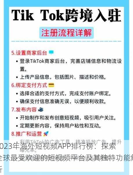 2023年海外短视频APP排行榜:探索全球最受欢迎的短视频平台及其独特功能解析