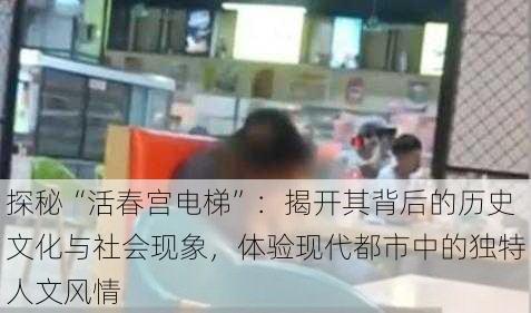 探秘“活春宫电梯”:揭开其背后的历史文化与社会现象,体验现代都市中的独特人文风情
