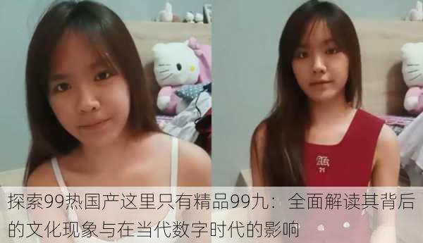 探索99热国产这里只有精品99九:全面解读其背后的文化现象与在当代数字时代的影响