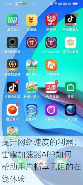 提升网络速度的利器:雷霆加速器APP如何帮助用户畅享无阻的在线体验