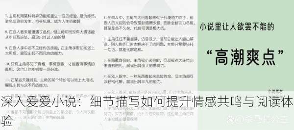 深入爱爱小说:细节描写如何提升情感共鸣与阅读体验