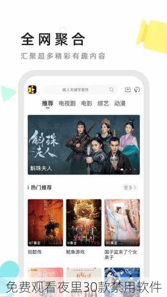 免费观看夜里30款禁用软件