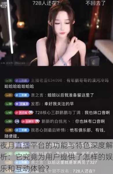 夜月直播平台的功能与特色深度解析:它究竟为用户提供了怎样的娱乐和互动体验?