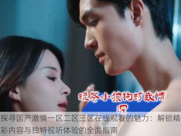 探寻国产激情一区二区三区在线观看的魅力:解锁精彩内容与独特视听体验的全面指南