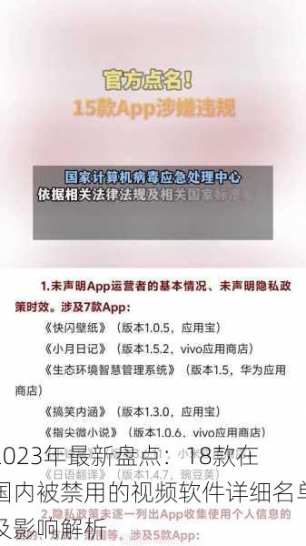2023年最新盘点:18款在国内被禁用的视频软件详细名单及影响解析