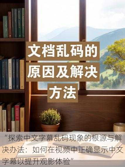“探索中文字幕乱码现象的根源与解决办法:如何在视频中正确显示中文字幕以提升观影体验”