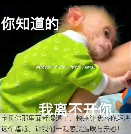 宝贝你那里面都湿透了，快来让我替你解决这个尴尬，让我们一起感受温暖与安慰！