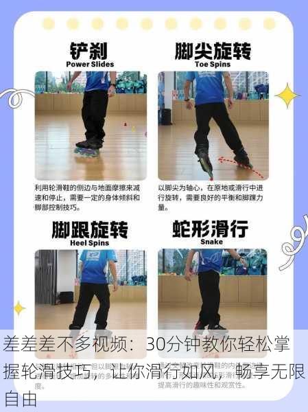 差差差不多视频:30分钟教你轻松掌握轮滑技巧,让你滑行如风,畅享无限自由